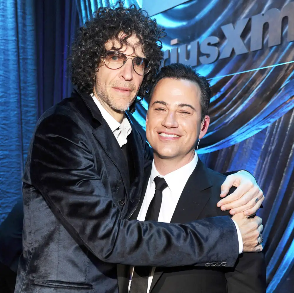 Howard Stern and Jimmy Kimmel