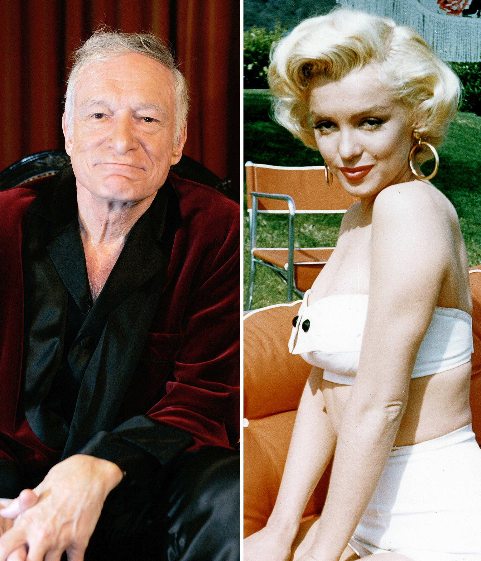 Hugh Hefner Marilyn Monroe