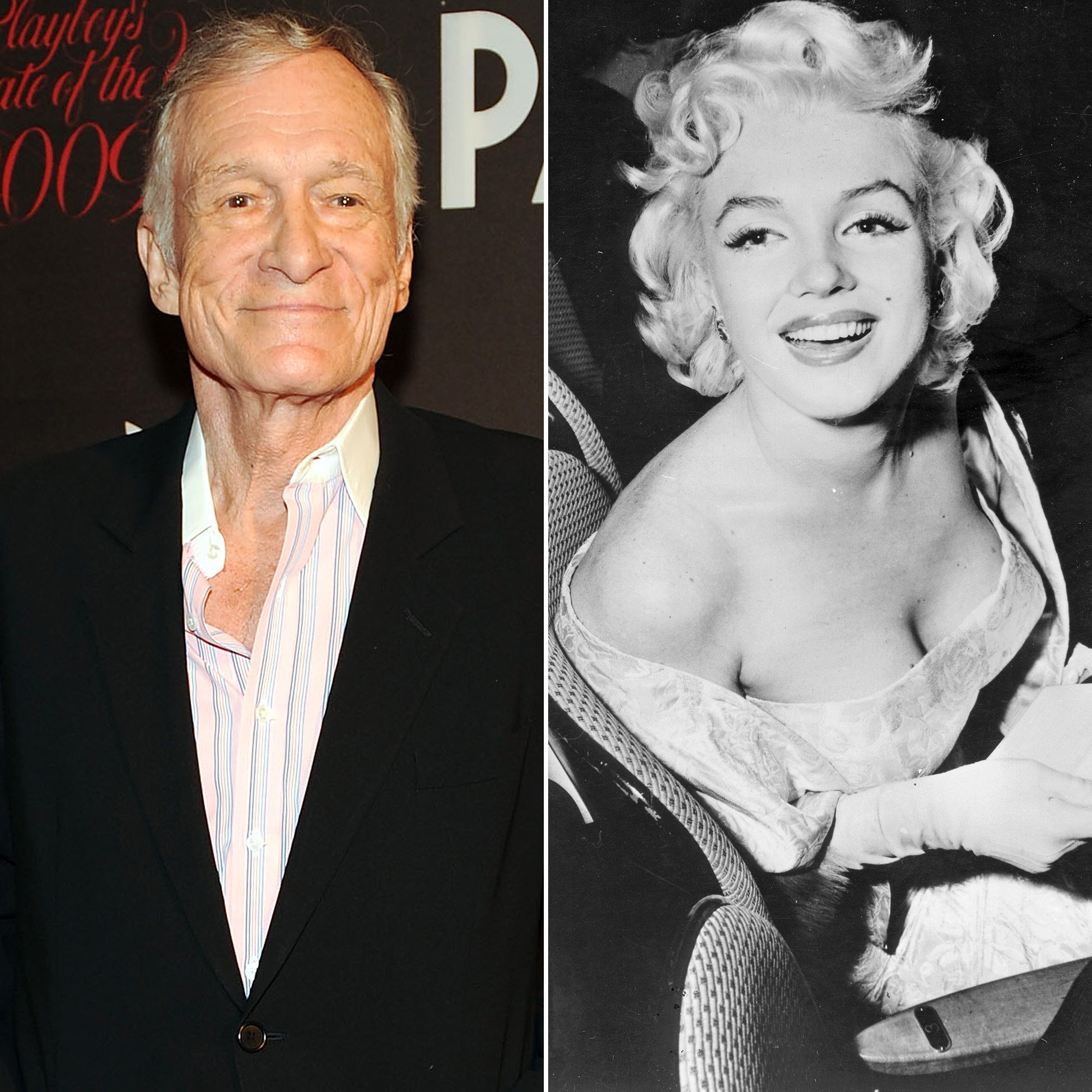 Hugh Hefner, Marilyn Monroe, Crypt