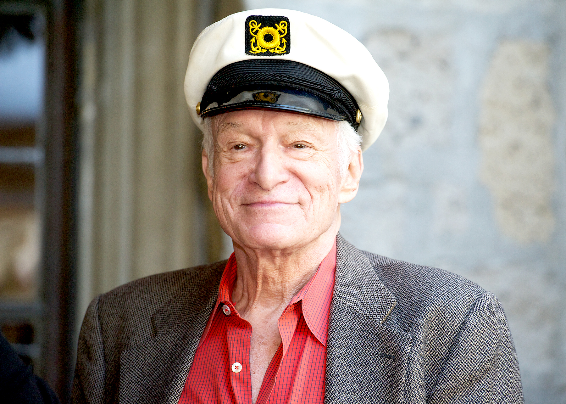 Hugh Hefner at the 33rd Annual Playboy Jazz Festival Artist Line-Up announcement at The Playboy Mansion on February 10, 2011 in Beverly Hills, California.