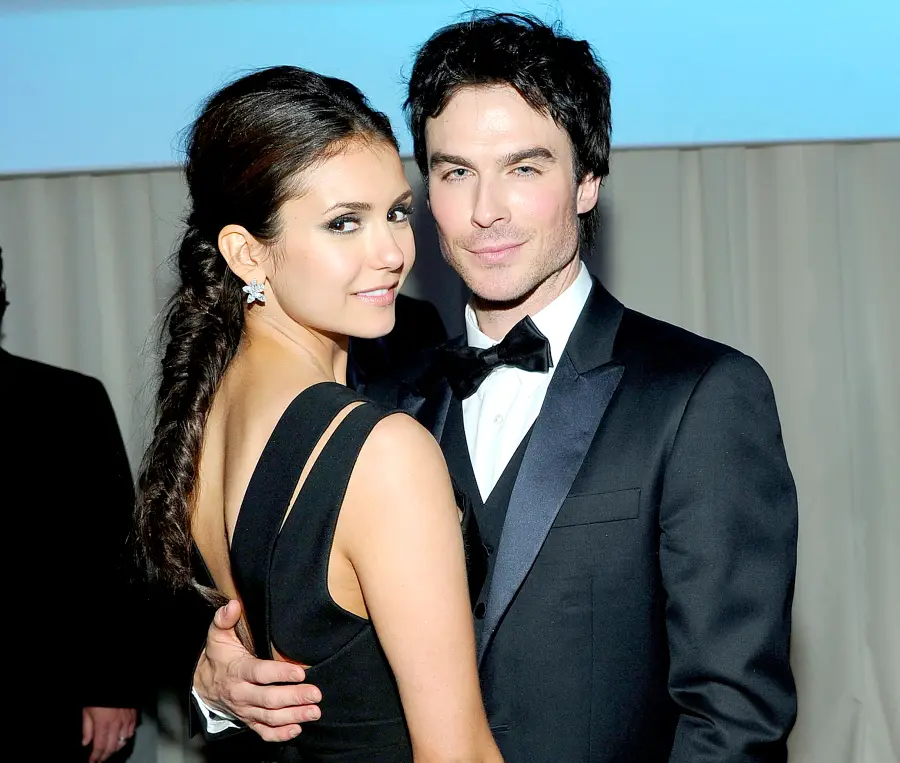 Nina Dobrev and Ian Somerhalder