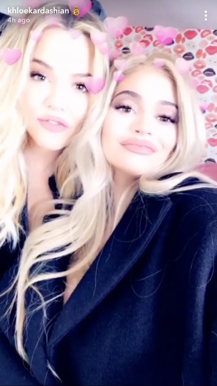 Pregnant Kylie Jenner, Khloe Kardashian Snap Selfies Together
