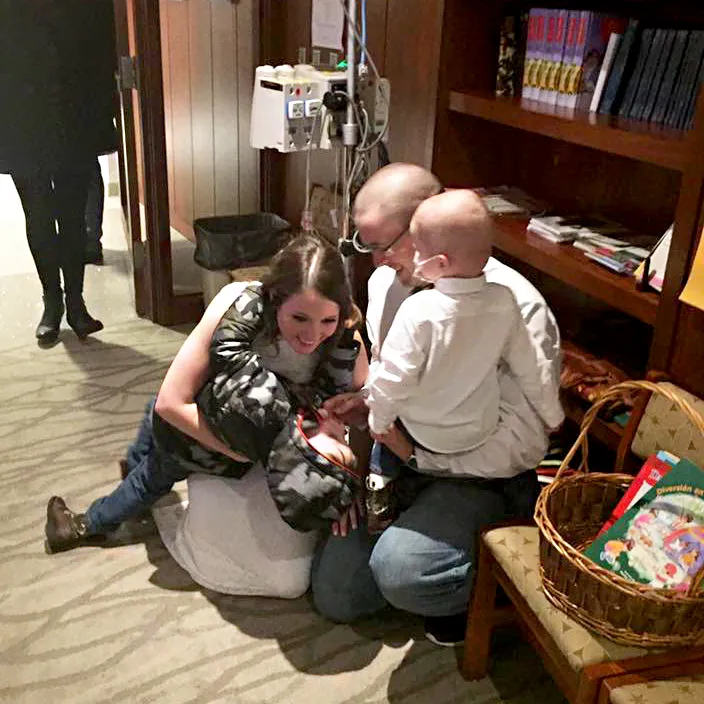 Celia Kinzel, Geff Kinzel, Rowan and Logan