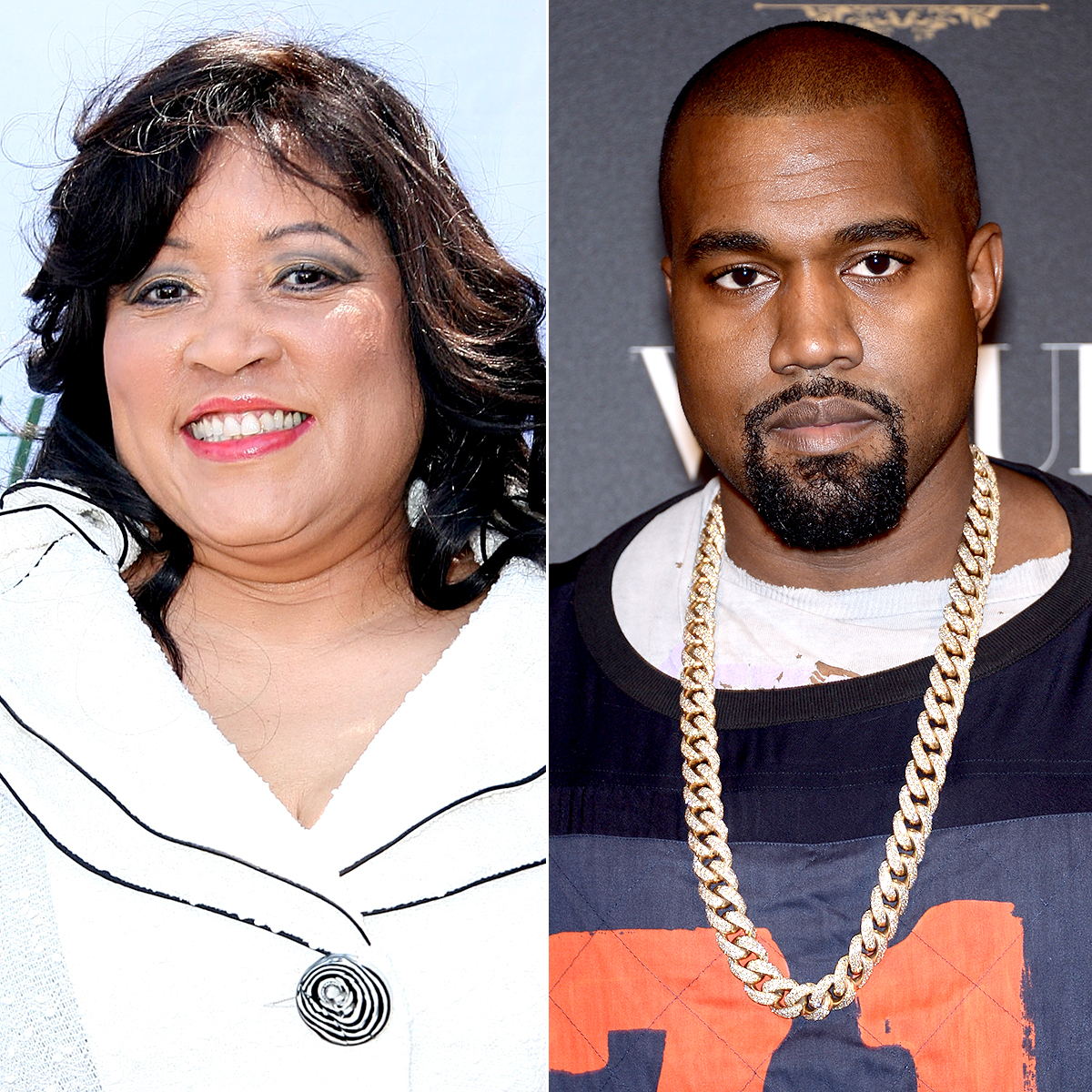 Jackee Harry and Kanye West