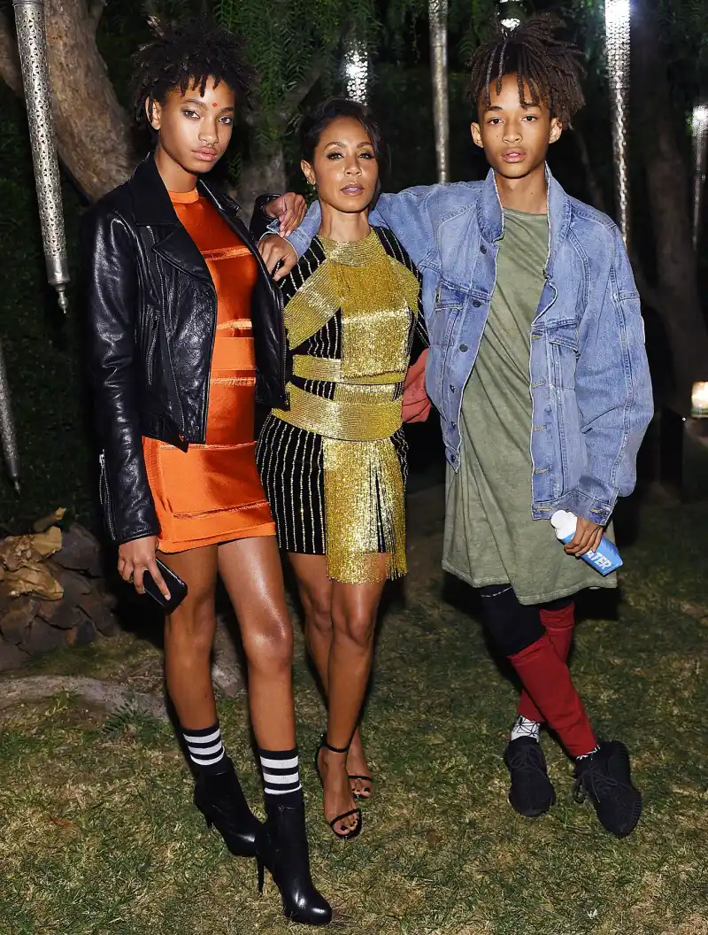 Willow Smith Jada Pinkett Smith Jaden Smith