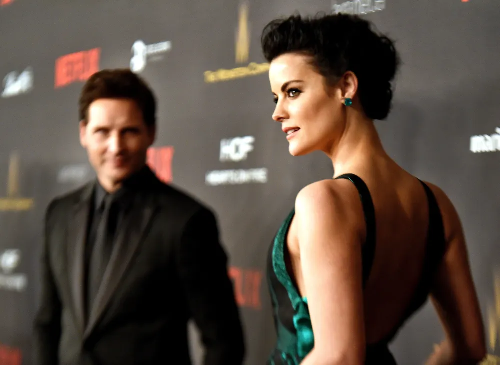 Peter Facinelli and Jaimie Alexander