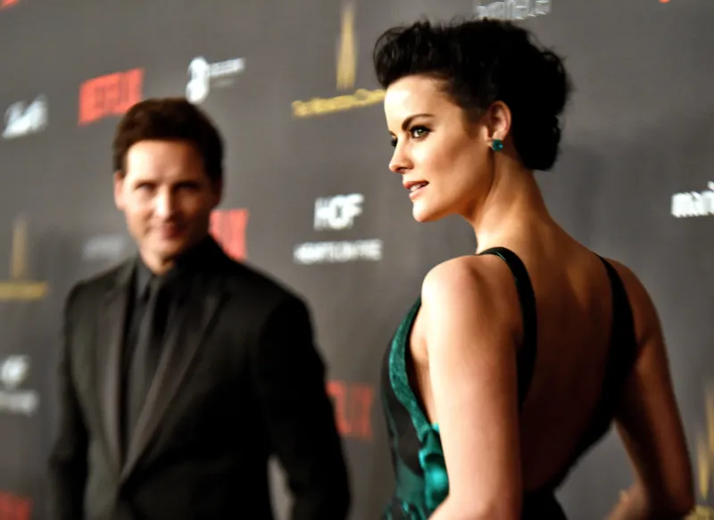 Peter Facinelli and Jaimie Alexander