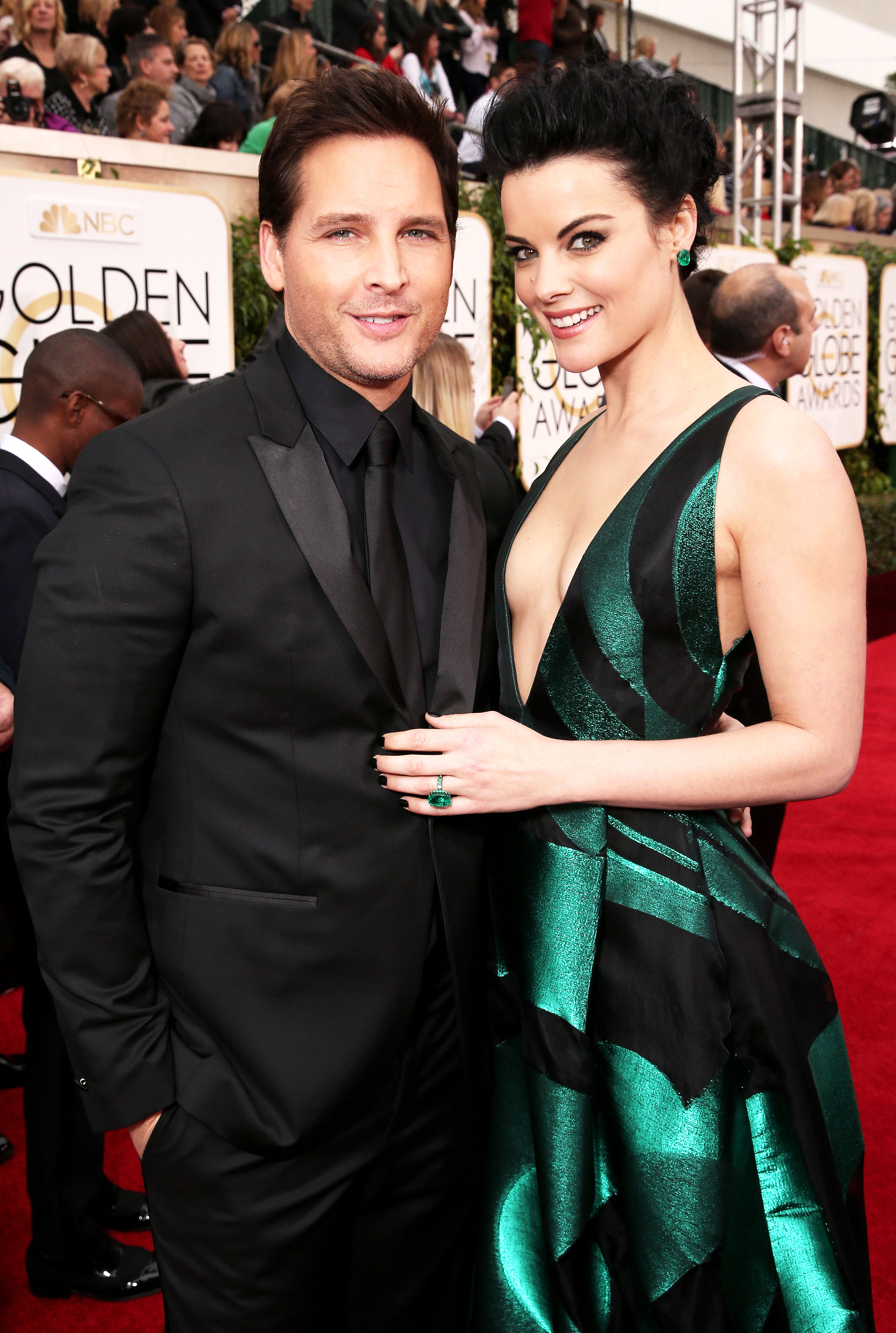 Peter Facinelli and Jaimie Alexander