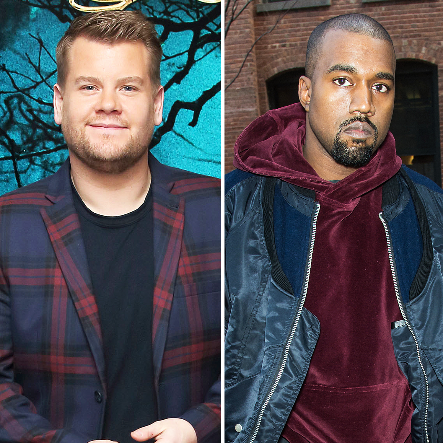 James Corden Kanye West