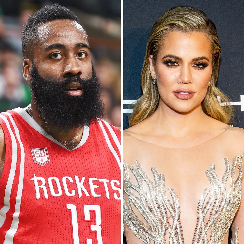 James Harden and Khloe Kardashian