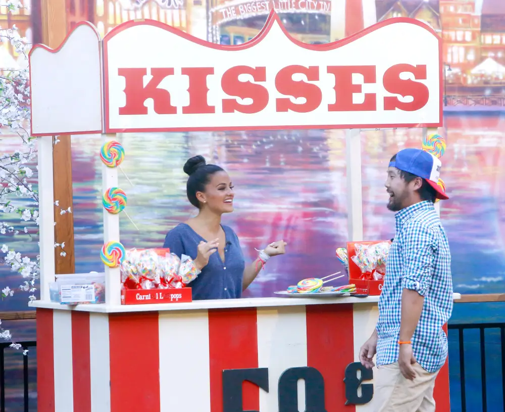 Natalie Negrotti and James Huling on Big Brother.