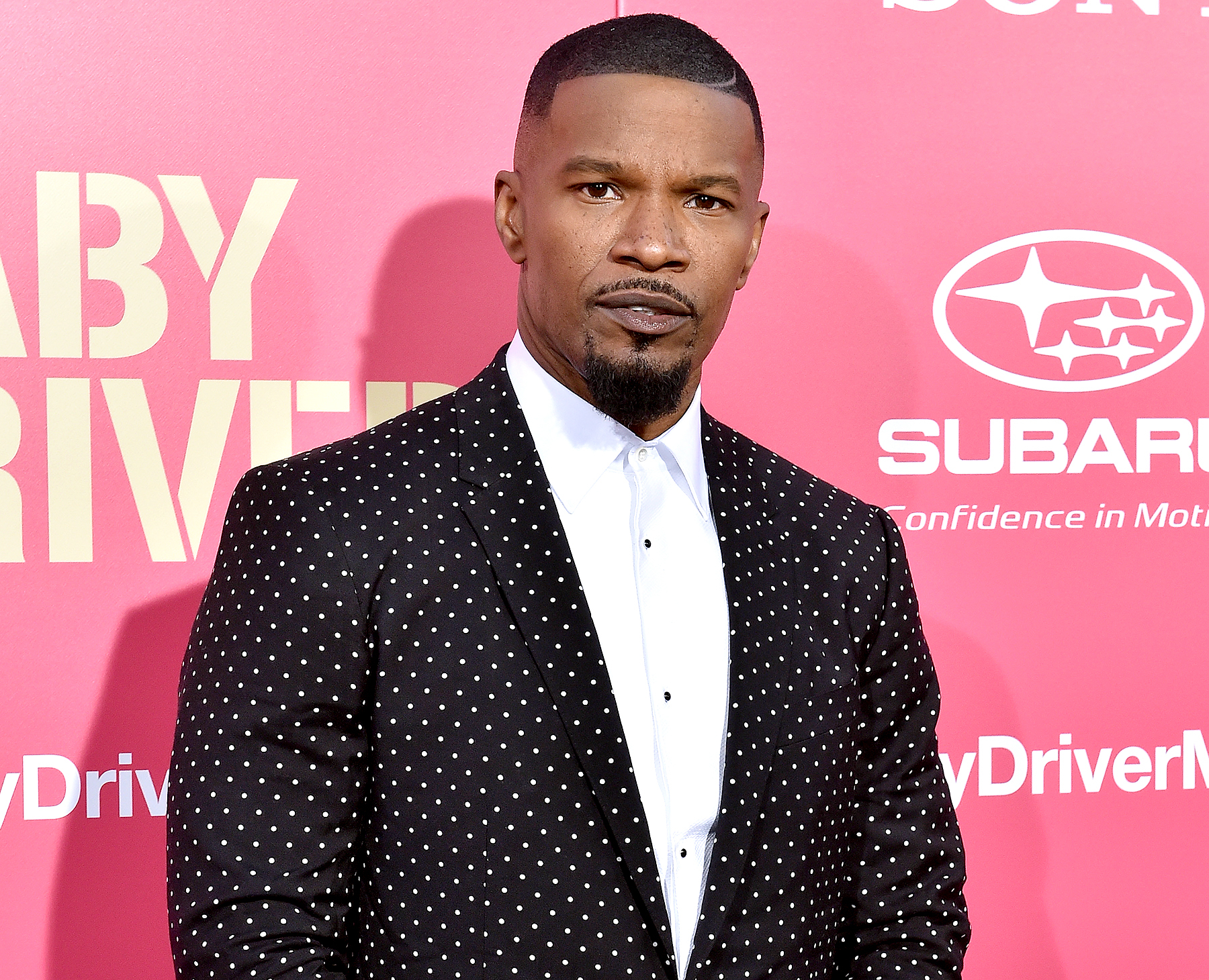 Jamie Foxx arrives at the premiere of 'Baby Driver' at Ace Hotel on June 14, 2017 in Los Angeles, California.