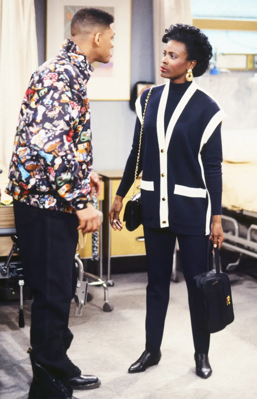 Will Smith and Janet Hubert