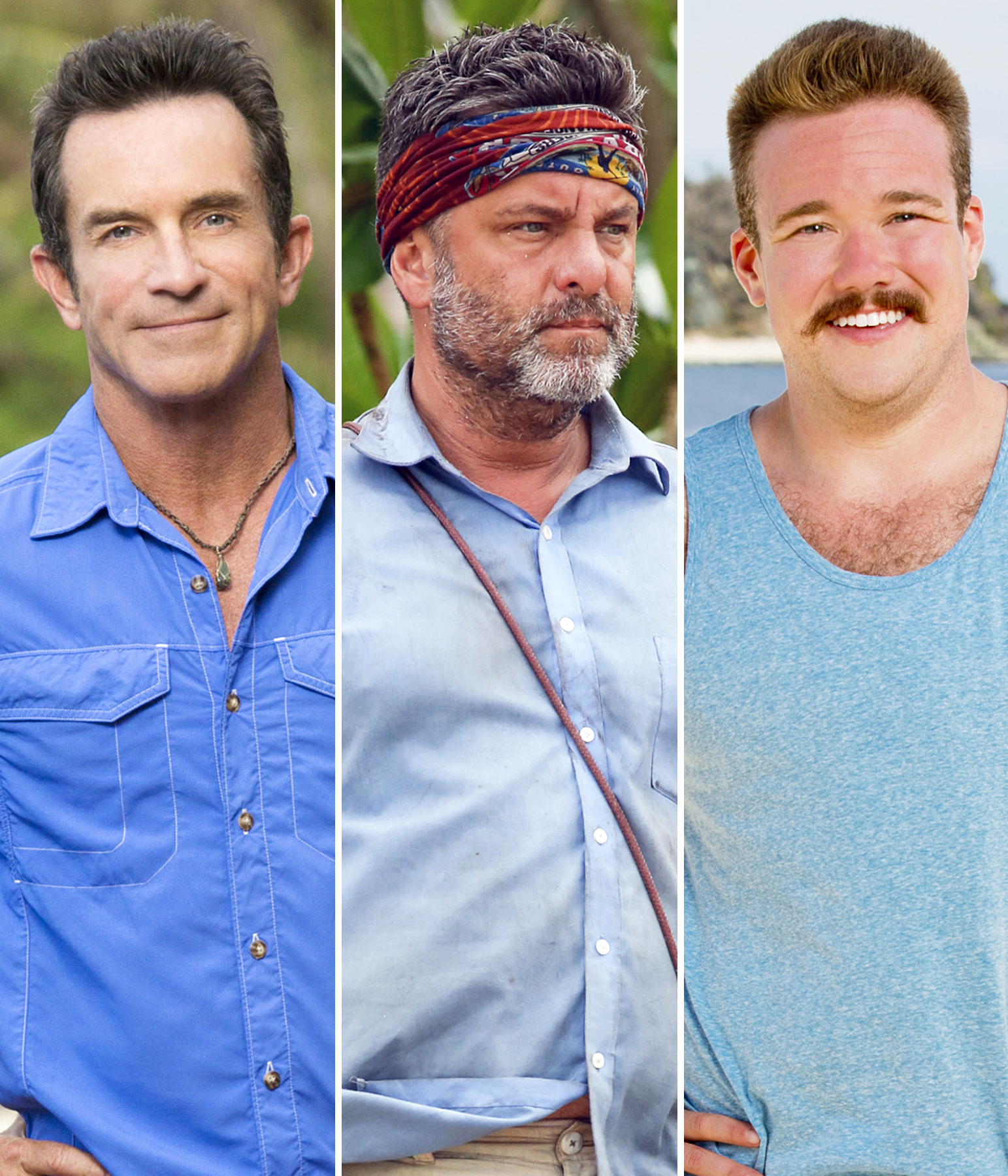 Jeff Probst, Jeff Varner, Zeke Smith