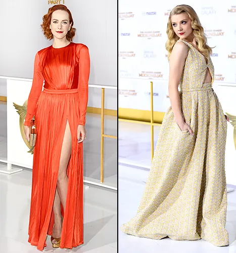 Jena Malone and Natalie Dormer - Hunger Games: Mockingjay L.A.Premiere