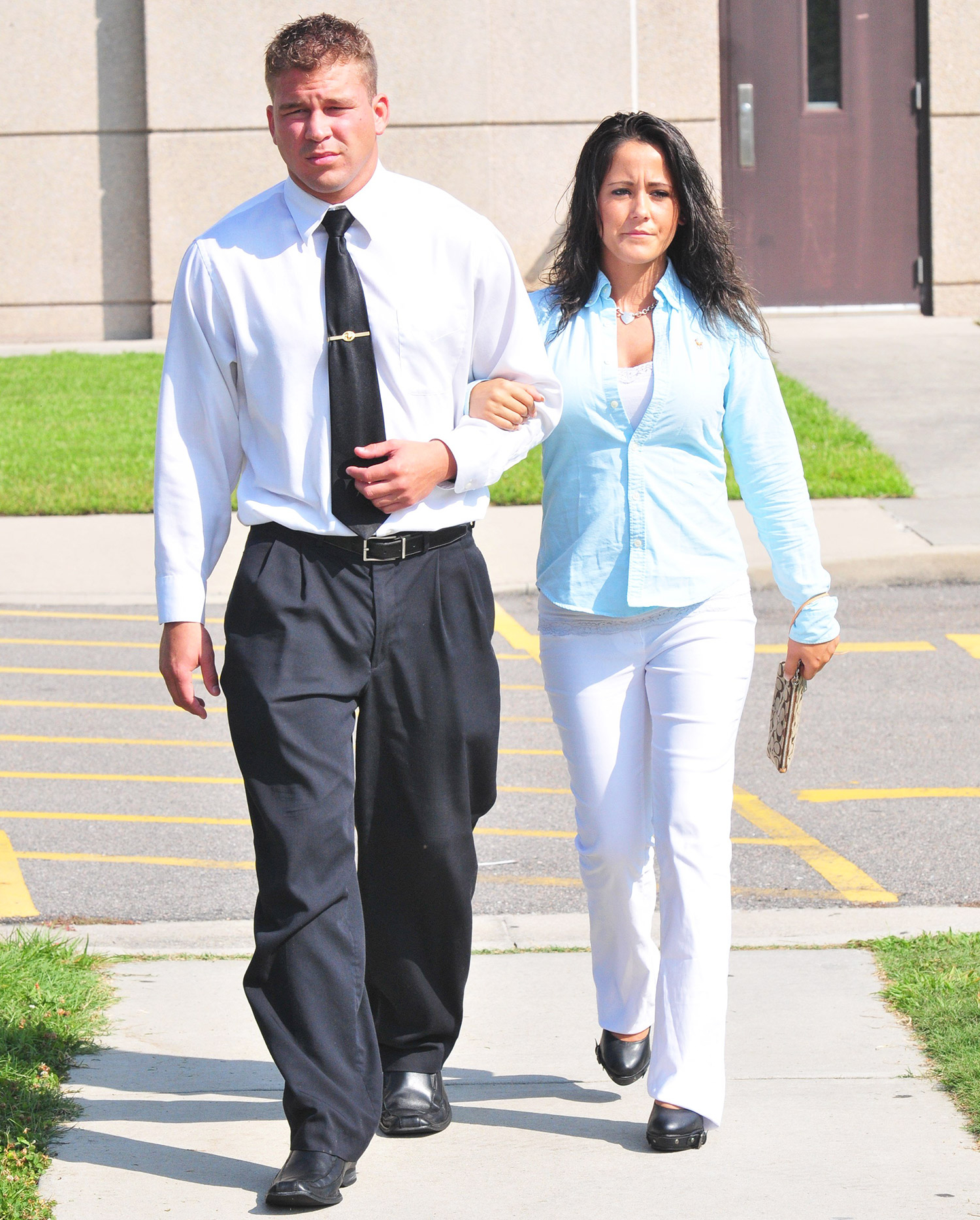 Jenelle Evans and Nathan Griffith