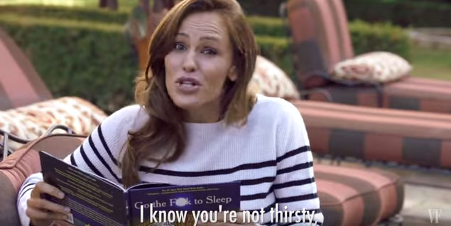 Jennifer Garner reads a very NSFW kids' bedtime story