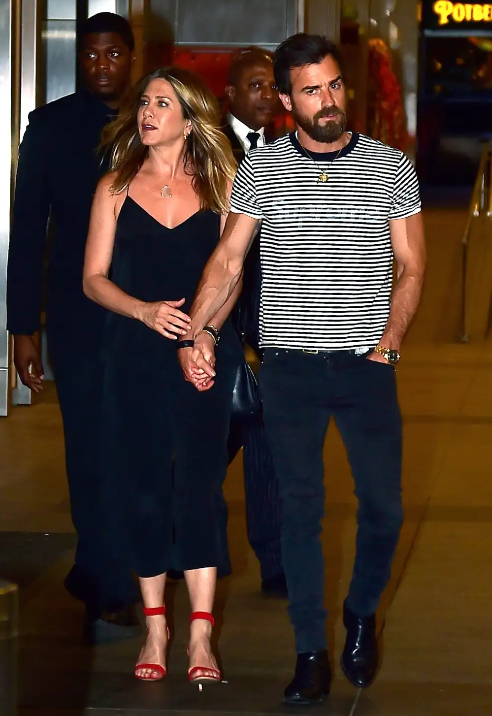 Jennifer Aniston and Justin Theroux