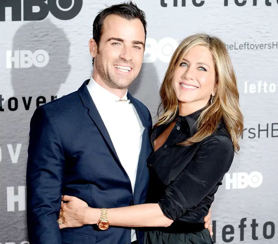 Justin Theroux and Jennifer Aniston