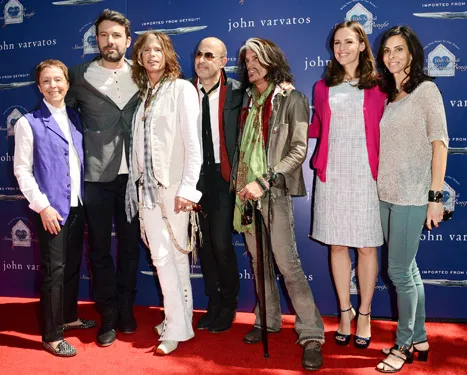 jen and ben at stuart house benefit