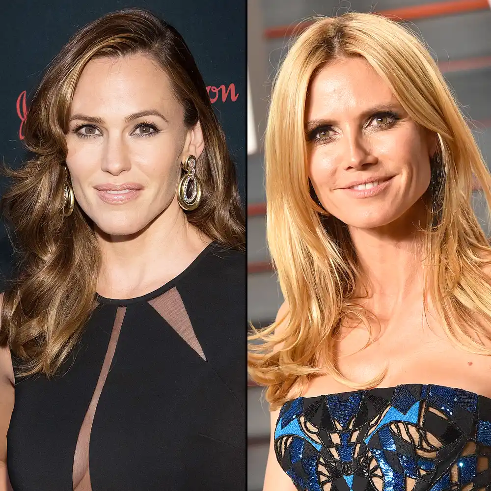 Jennifer Garner and Heidi Klum