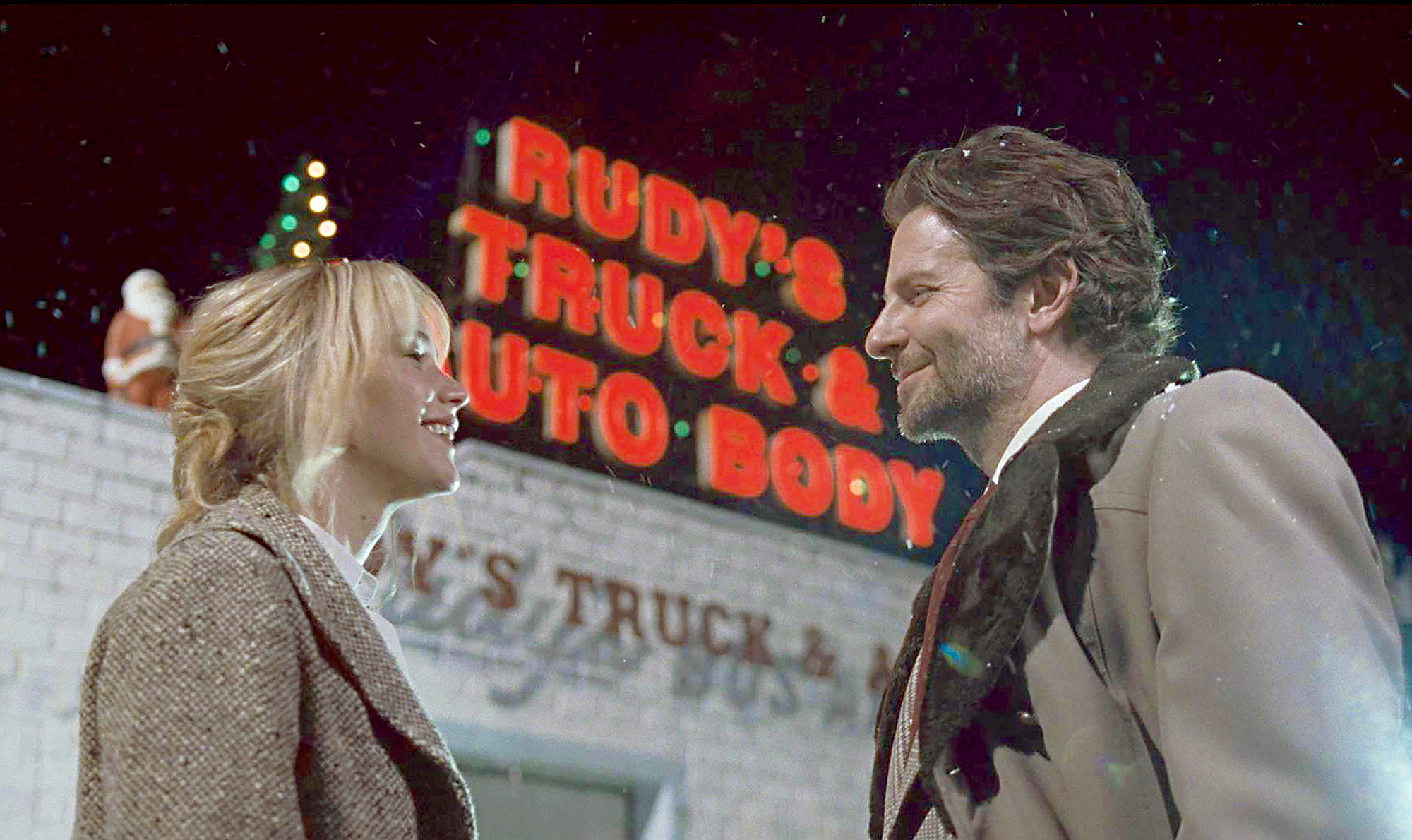 Jennifer Lawrence and Bradley Cooper