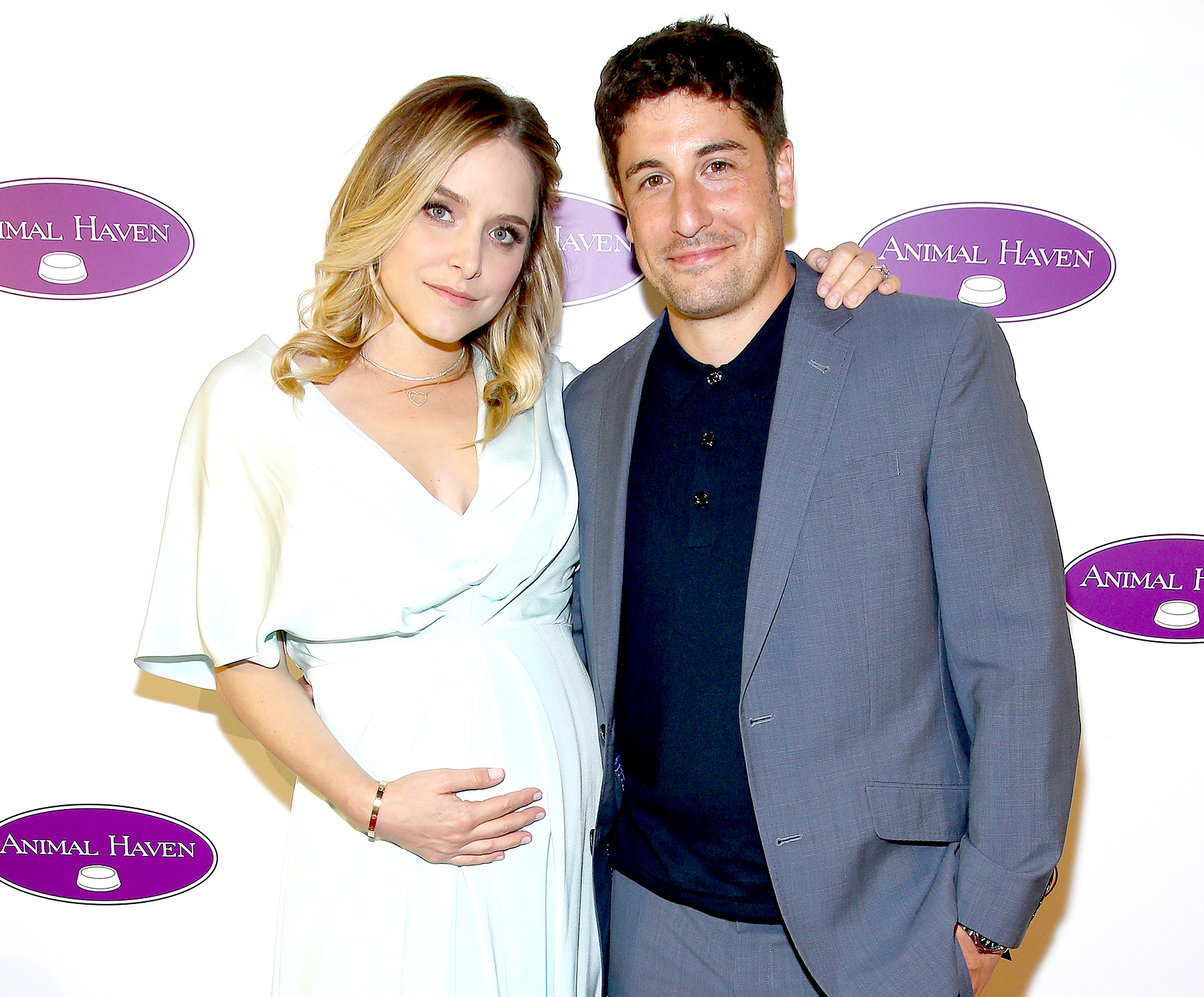 Jenny Mollen (L) and Jason Biggs attend the Animal Haven's 50th Anniversary Party at Capitale on June 14, 2017 in New York City.