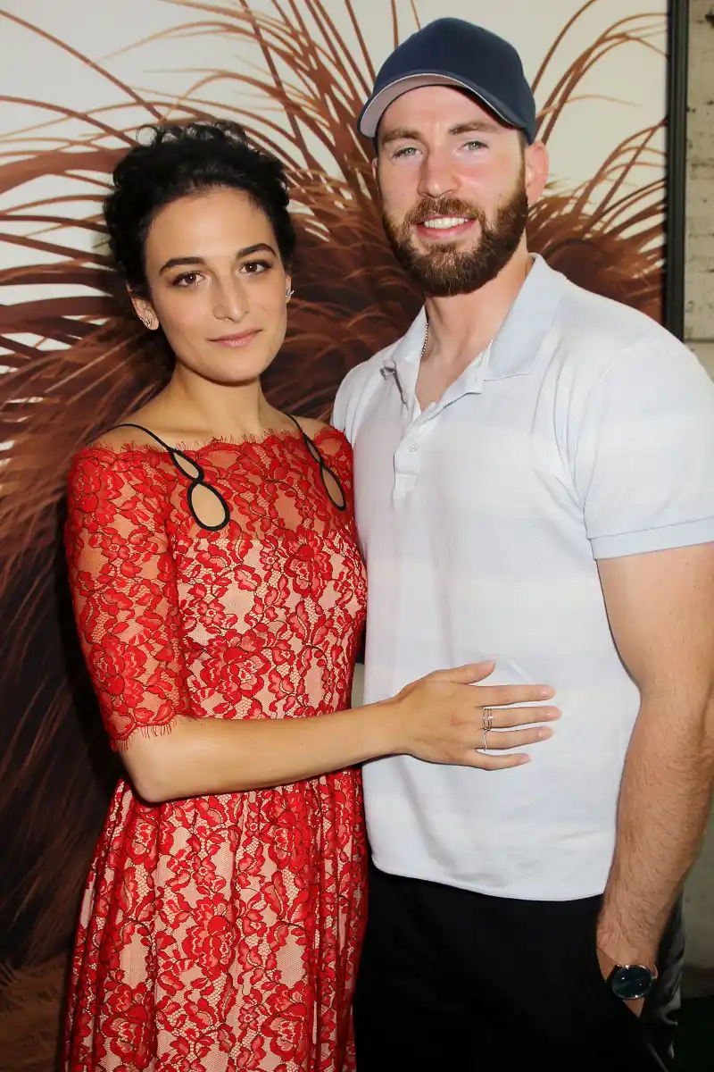 Jenny Slate & Chris Evans