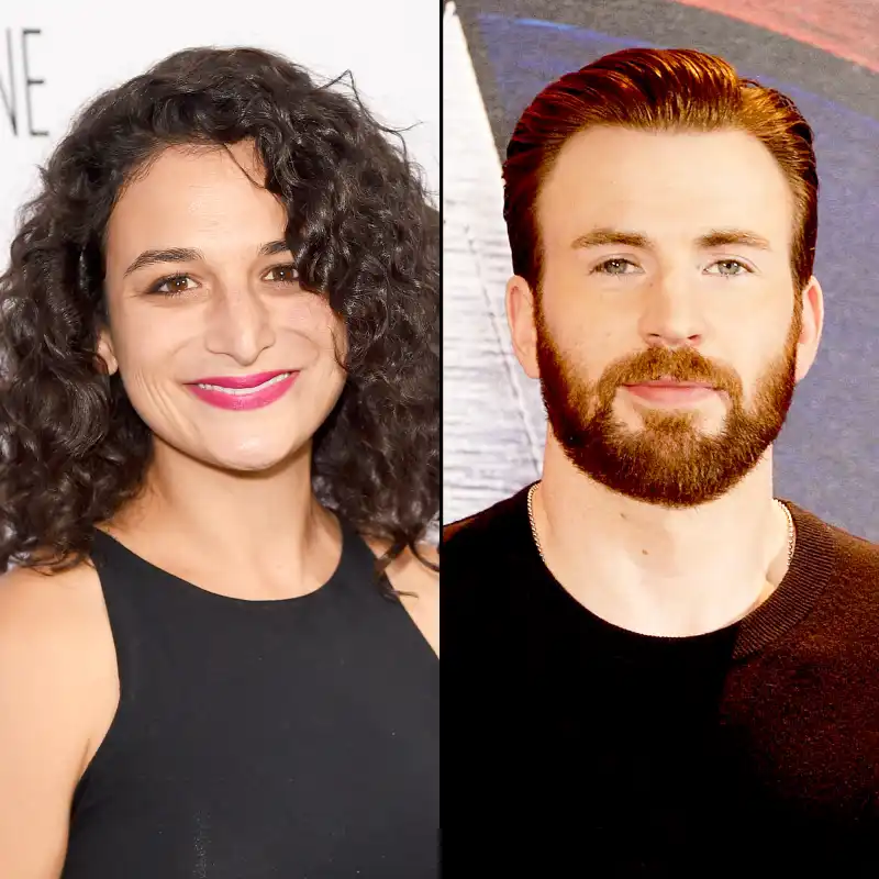 Jenny Slate and Chris Evans