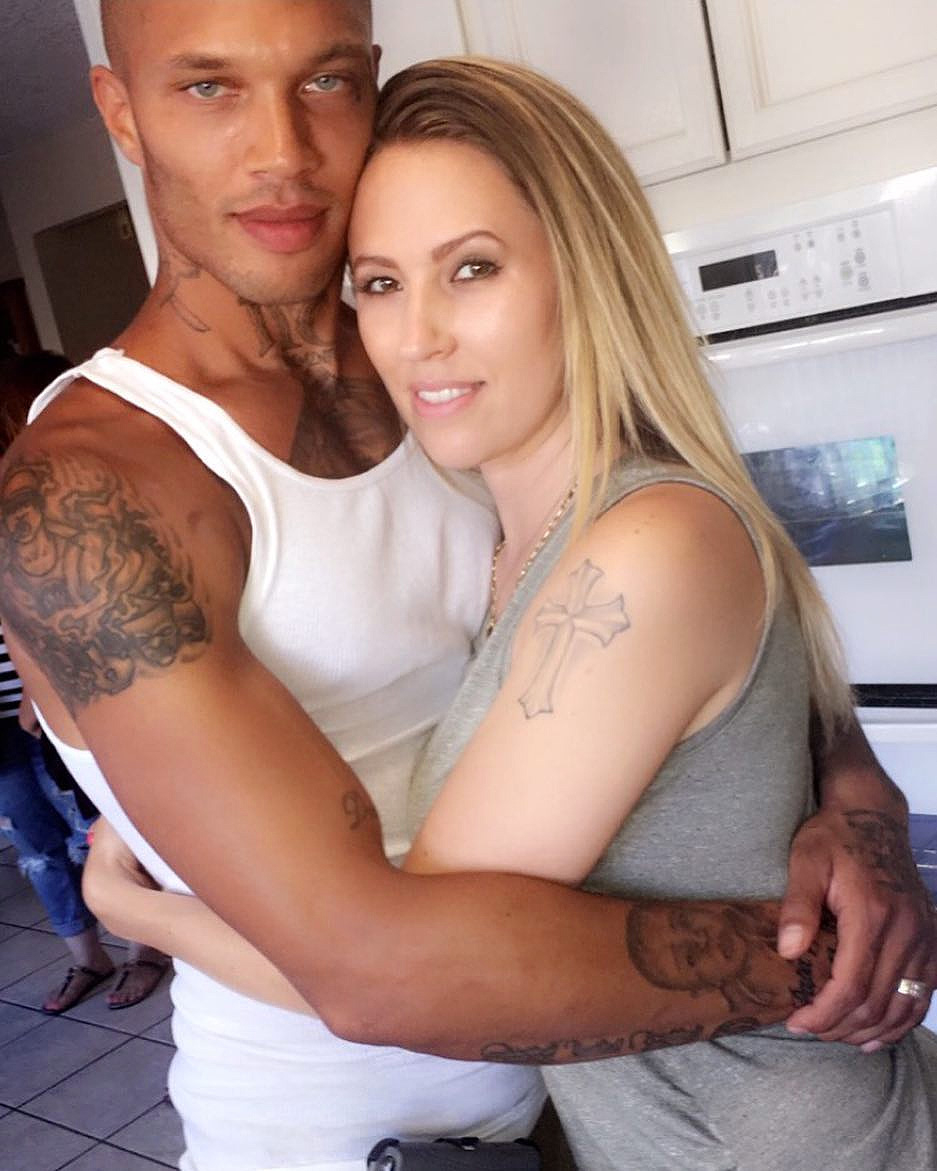 Jeremy Meeks and Melissa Meeks