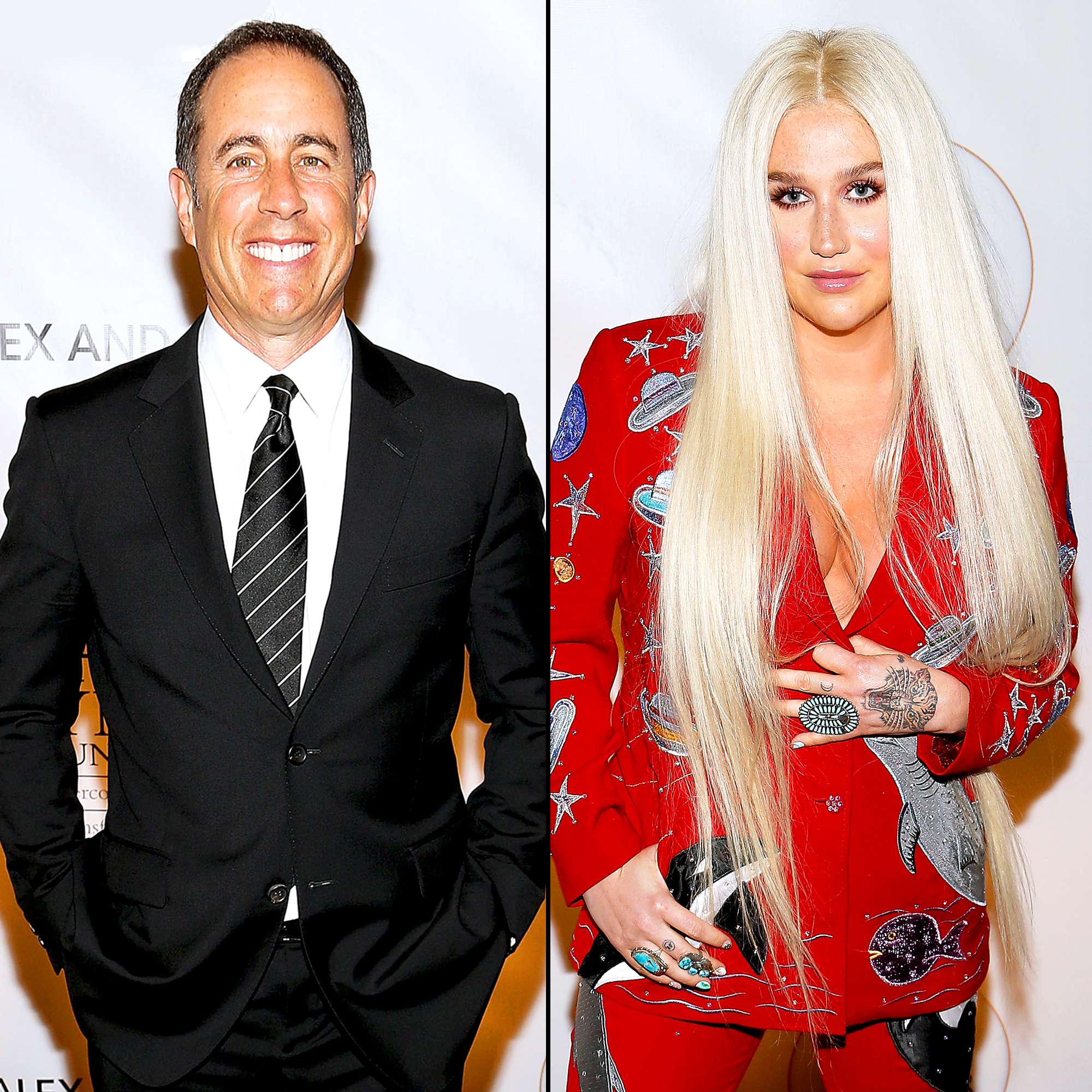 Jerry Seinfeld and Kesha