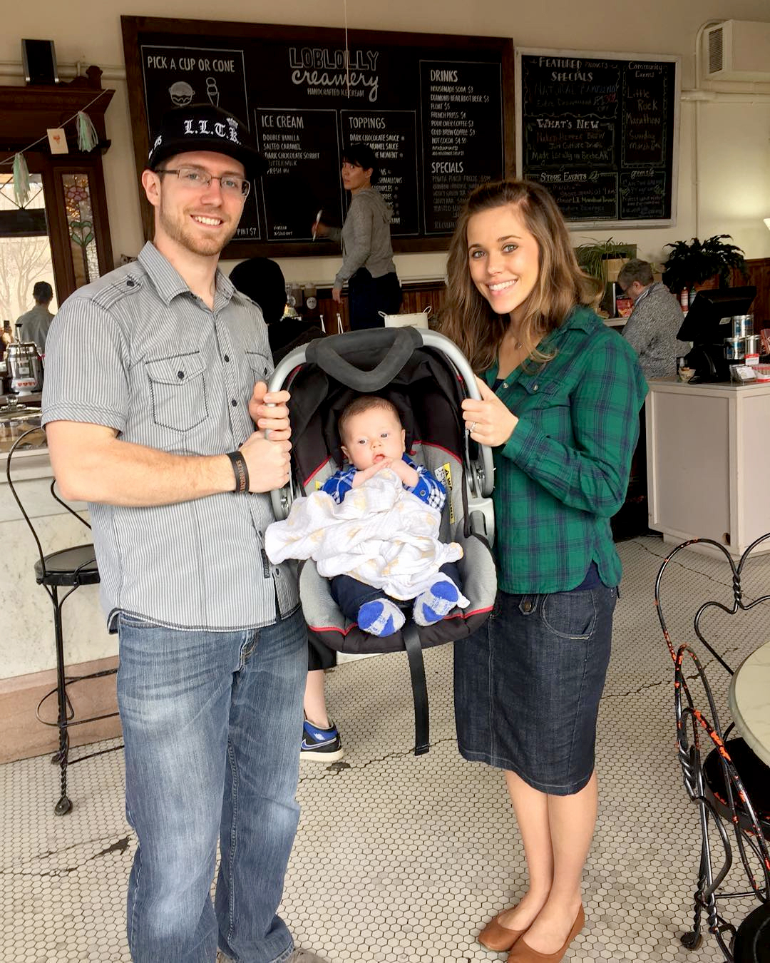 Jessa Duggar and baby