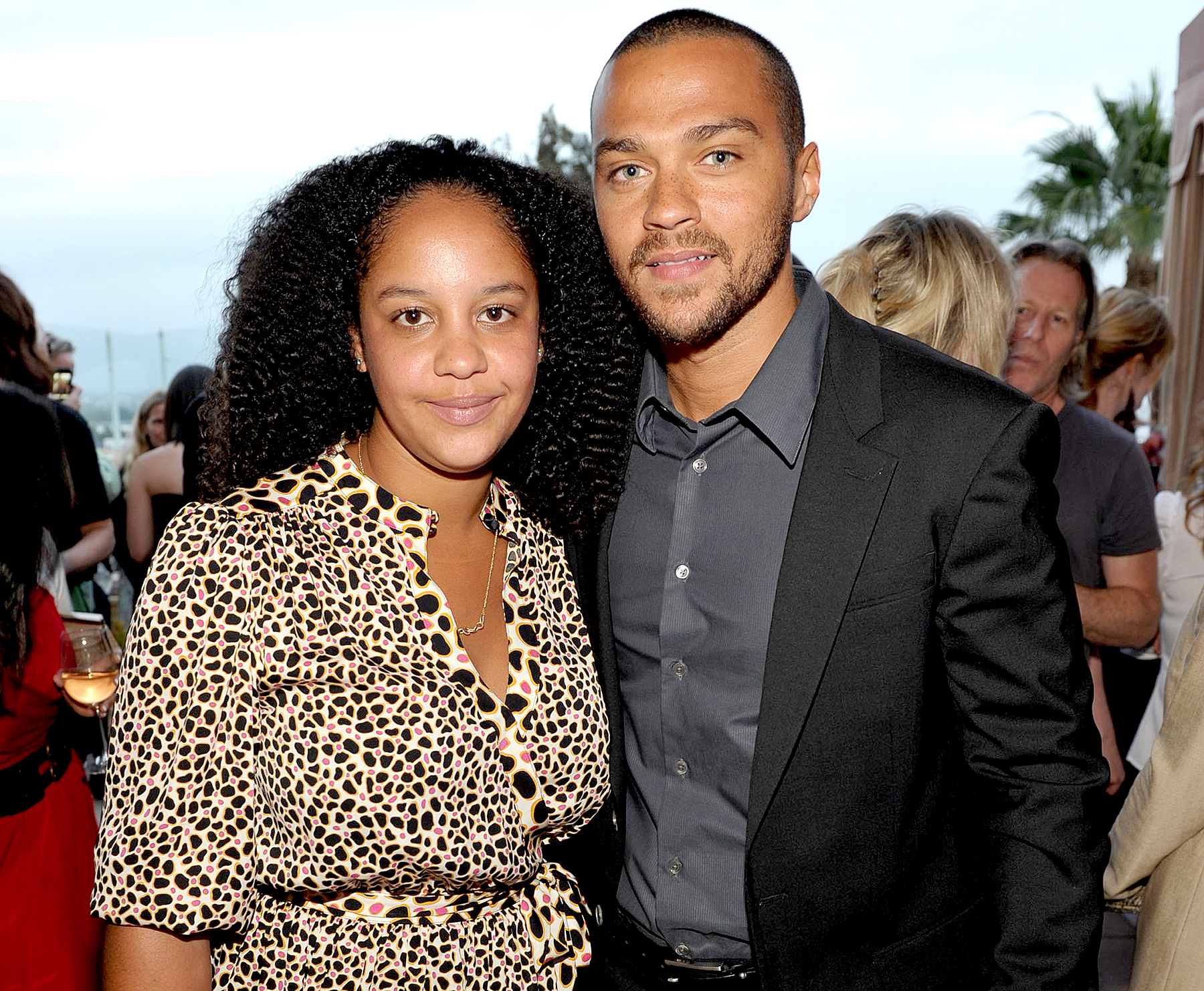 Jesse Williams and Aryn Drake-Lee attend the "GQ, Nautica, and Oceana World Oceans Day Party" at Sunset Tower on June 8, 2010 in West Hollywood, California.