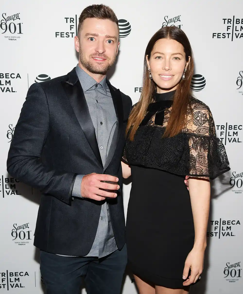 Justin Timberlake and Jessica Biel
