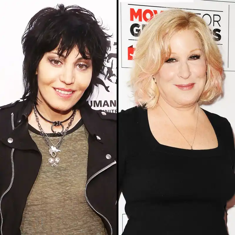 Joan Jett and Bette Midler
