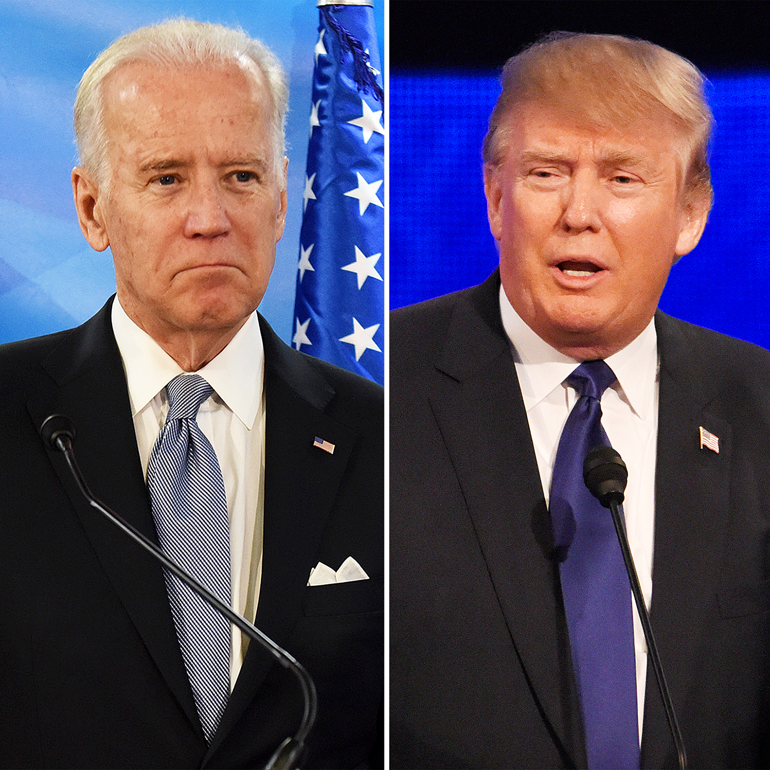 Joe Biden and Donald Trump