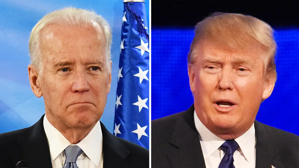 Joe Biden and Donald Trump