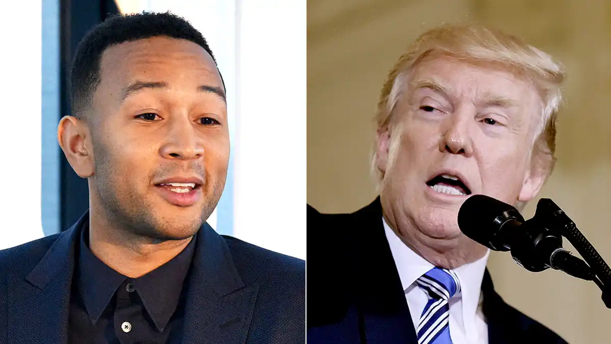 John Legend and Donald Trump