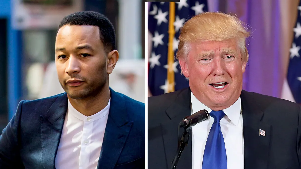 John Legend Donald Trump