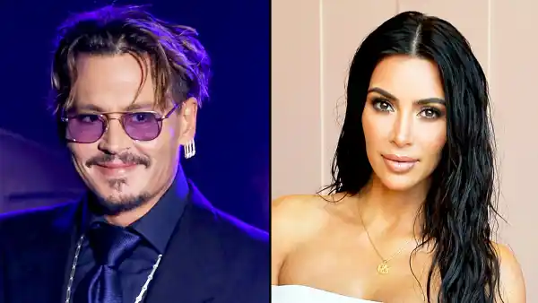Johnny Depp and Kim Kardashian
