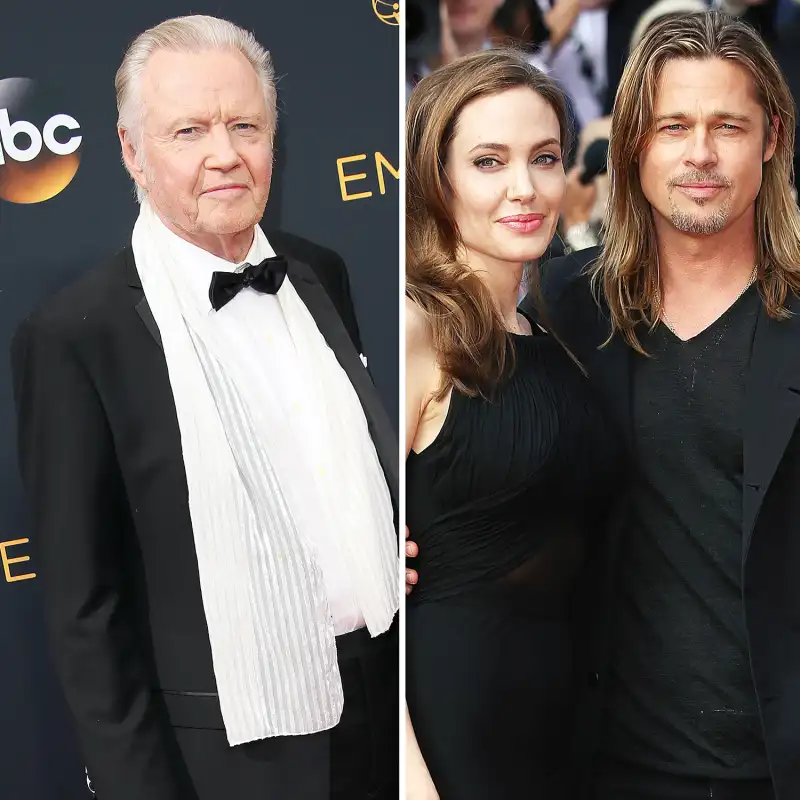 Jon Voight Angelina Jolie Brad Pitt