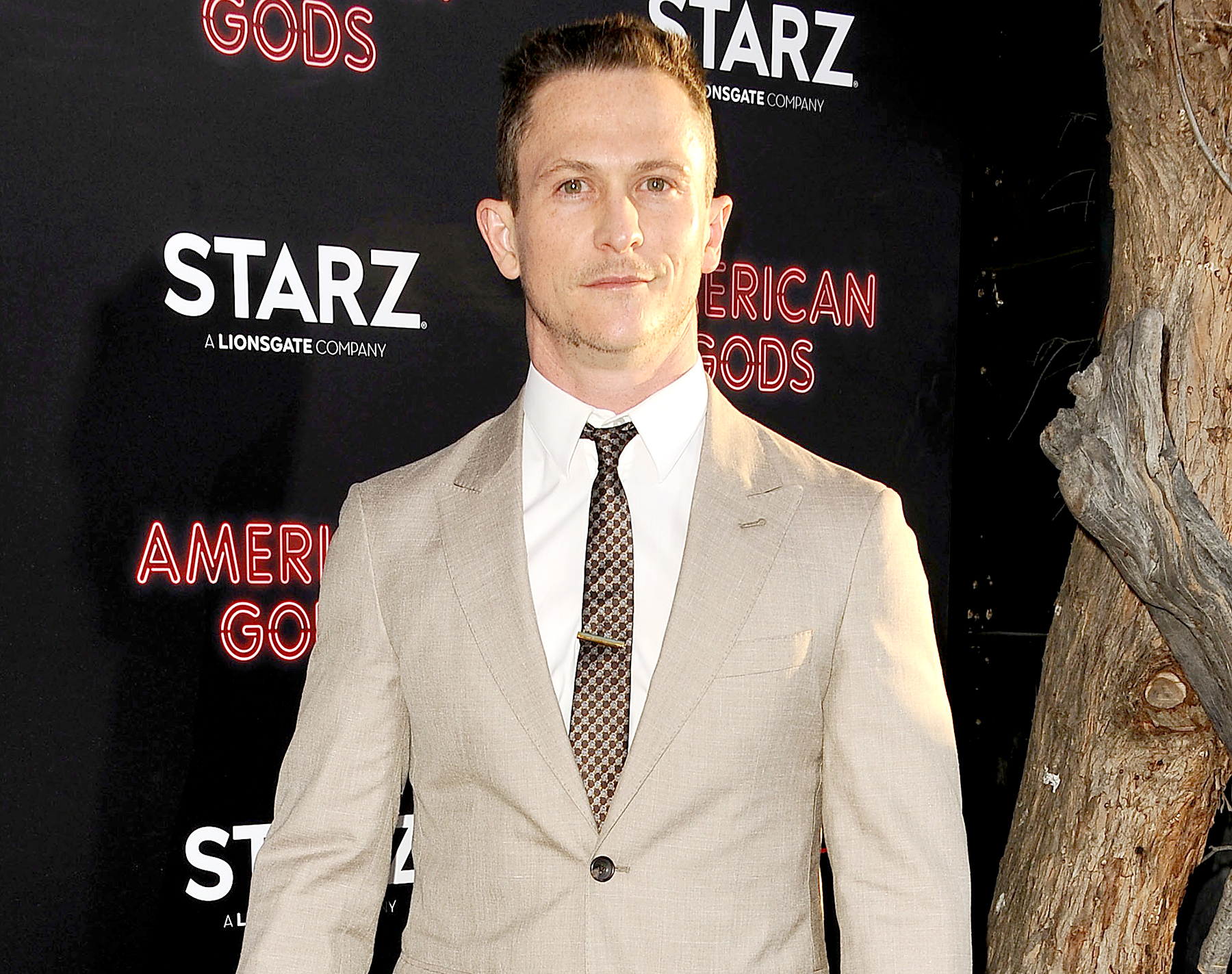 Jonathan Tucker attends the premiere of "American Gods" at ArcLight Cinemas Cinerama Dome on April 20, 2017 in Hollywood, California.