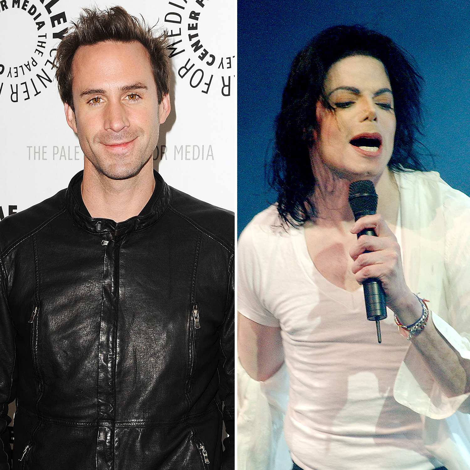 Joseph Fiennes and Michael Jackson