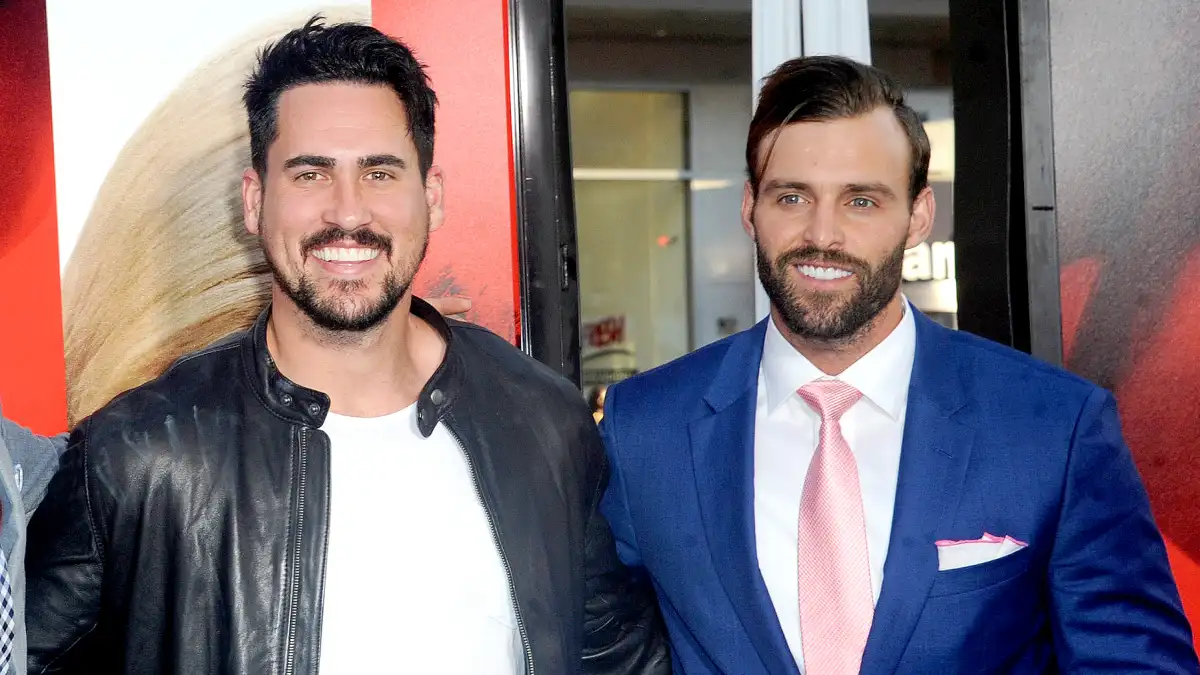 Josh Murray and Robby Hayes arrive for the Premiere Of Warner Bros. Pictures' "Unforgettable" held at TCL Chinese Theatre on April 18, 2017 in Hollywood, California.
