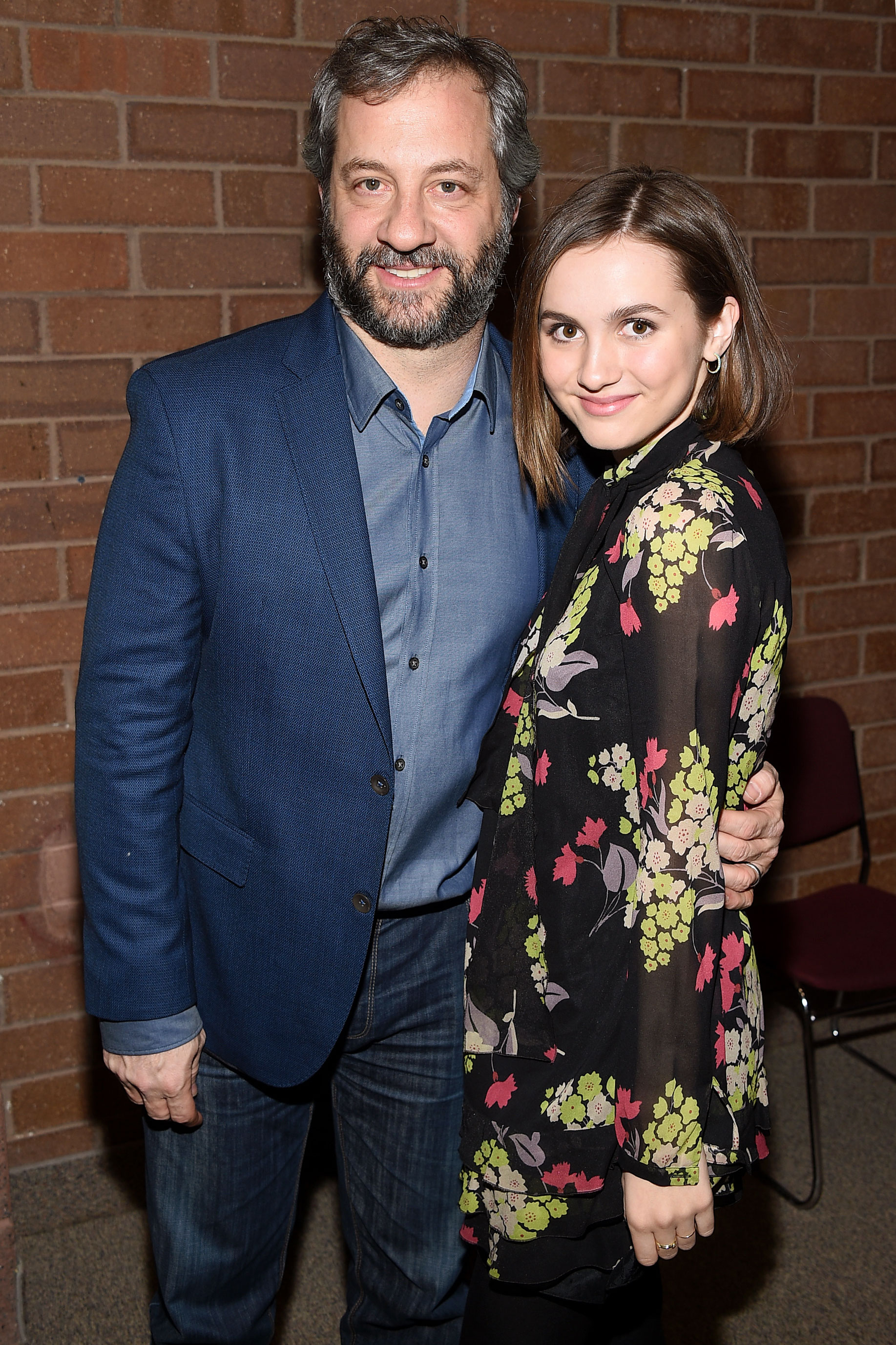 Judd Apatow and Maude Apatow