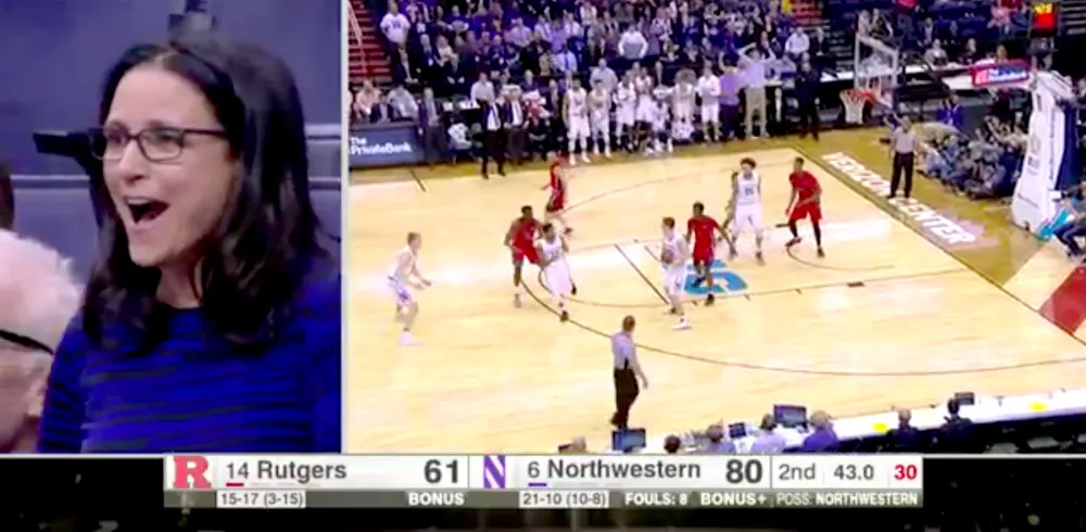 Julia Louis-Dreyfus was in sports mom mode while watching her son Charlie Hall.