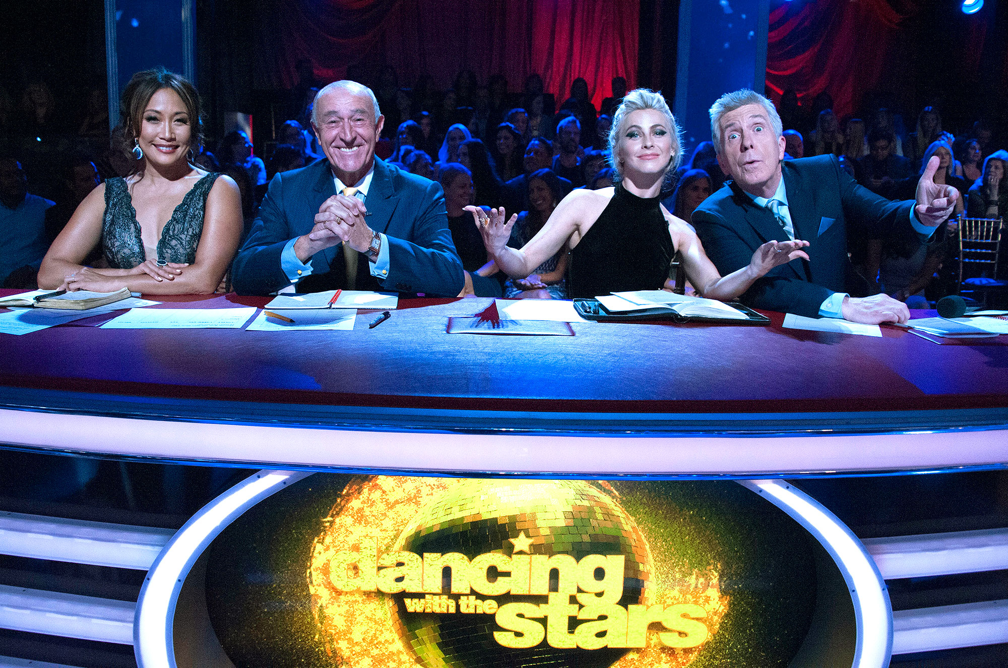 Julianne Hough and Tom Bergeron on Dancing With the Stars, Oct 24.