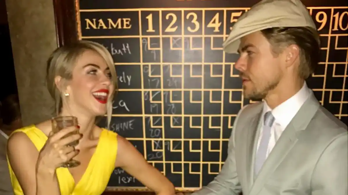 Julianne Hough and Derek Hough