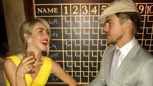 Julianne Hough and Derek Hough