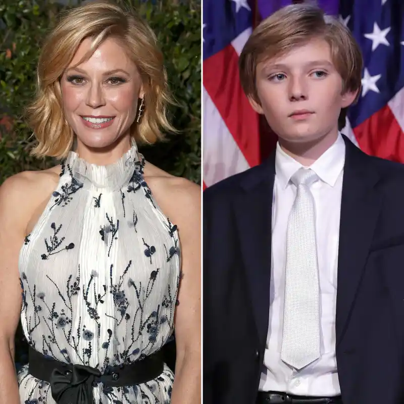 Julie Bowen and Barron Trump